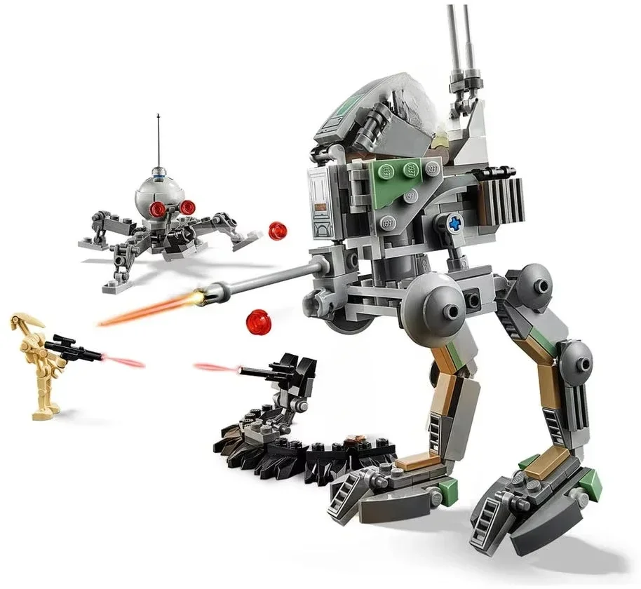 نموذج اللبنات استنساخ الجندي الطوب الاستطلاع آلة المشي الاطفال لغز تجميع الأولاد لعب الأطفال الهدايا