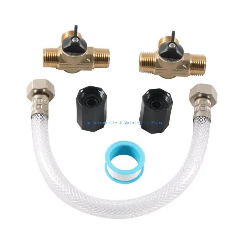 

270E Heavy Duty Brass Bypass Adapter with Fittings For RVs Water Heater Maintenance