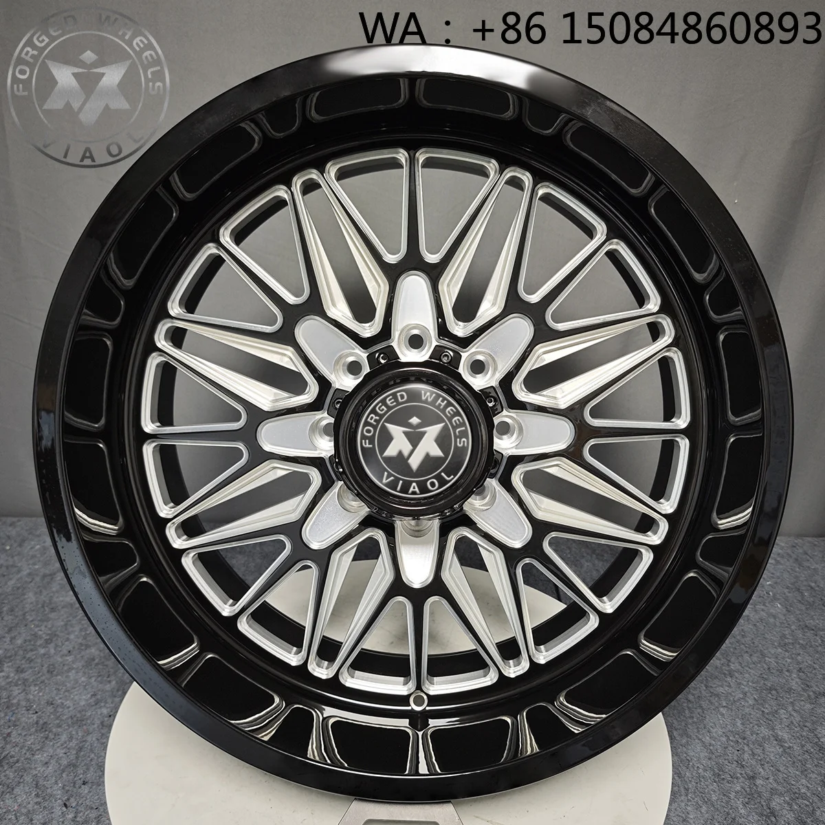 Two Piece Custom Forged Wheels Polished Outer Ring Brushed Middle Plate 18-24 Inch Tuning Rims For BMW Audi Mercedes Porsche