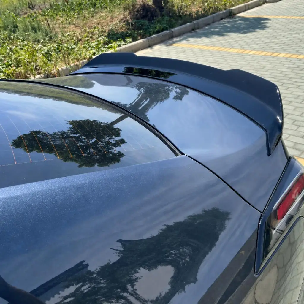 Car Rear Trunk Wing For Cadillac CT4 2020-2025 High Kick Duckbill Trunk Spoiler Tail Wings Fixed Decoration Tuning Body Kit Accessories