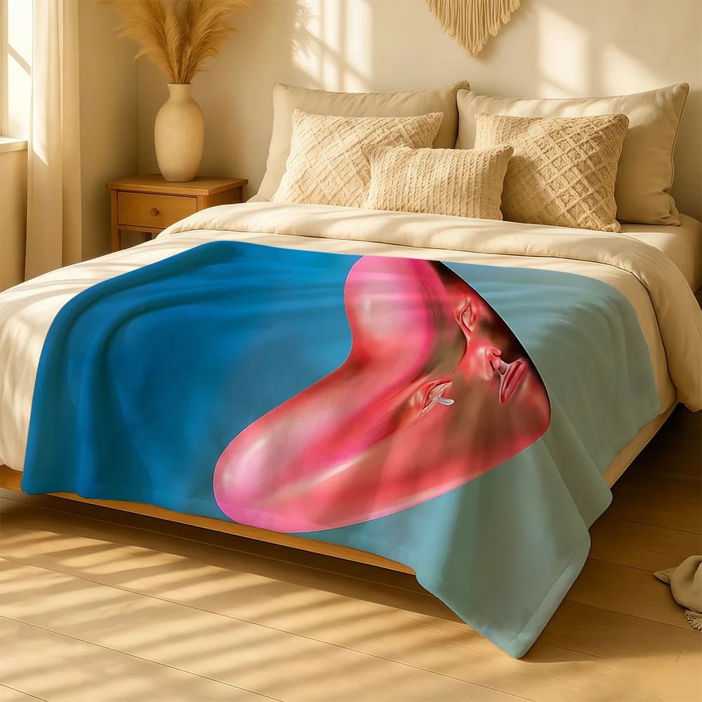 F-Fontaines D.C. R-Romance Blanket For Soft Warm Knee For Bedroom Living Room Bed Sofa Camping Picnic Office Gift