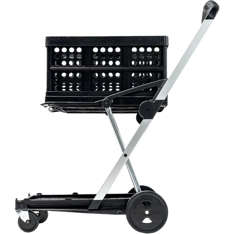 The Original  Made in Germany Multi use Functional Collapsible carts | Mobile Folding Trolley | Shopping cart with Storage