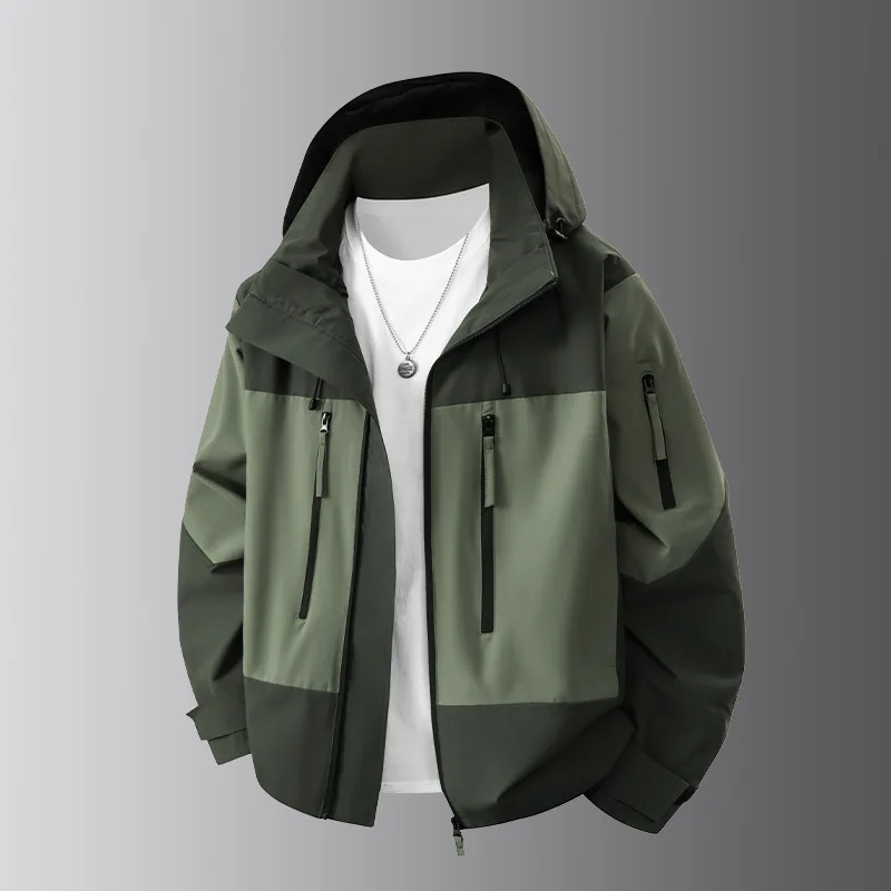 

Men's Hooded Casual Jacket 2025 Luxury Light Comfort Fashion Spring Autumn Versatile Men's Jacket