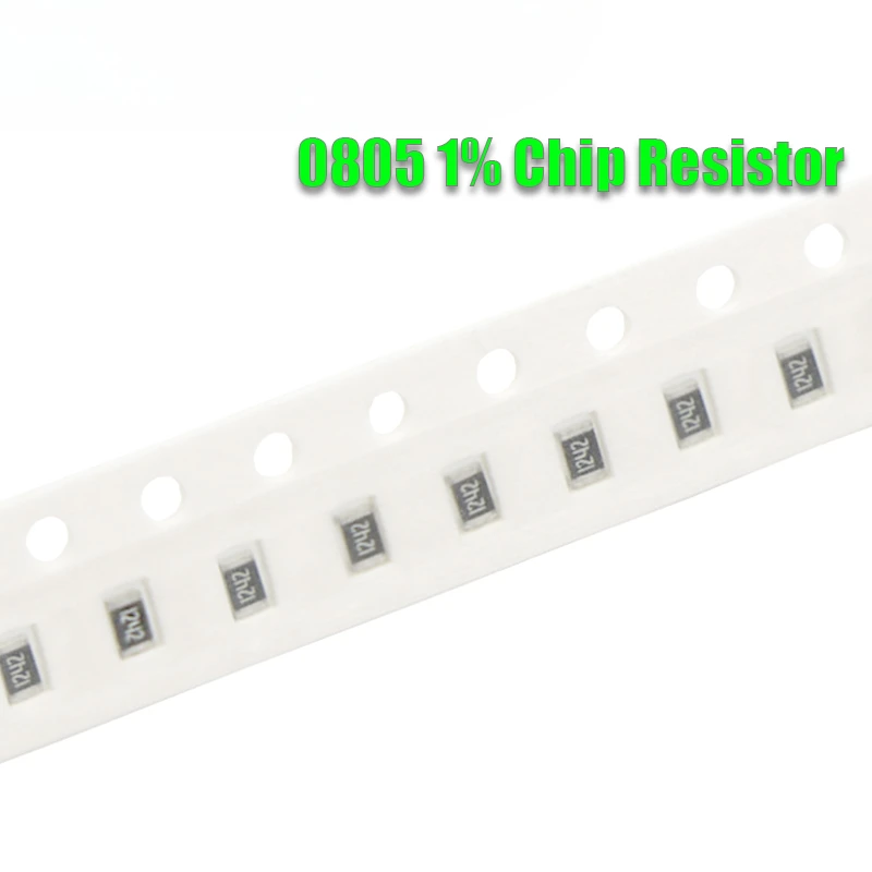 100 шт. Resistencia SMD 100 1% 0R ~ 10M 1/8W 0 0805 1 10 0,1 100 150 Ом 1K 220 K 330 K 10K 2,2 K 1R 10R 100R 150R 220R 330R 1