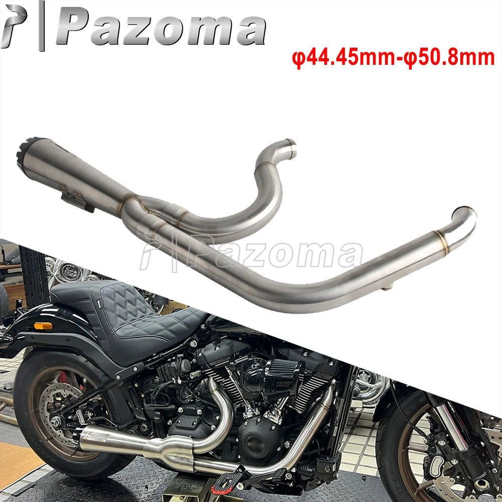 

Big Bore Exhaust System For Harley Softail EI Diablo FXRST 117 FXLR FXLRS FXLRST FXST FXBBS FXBB FXFB FXFBS Motorcycle Muffler
