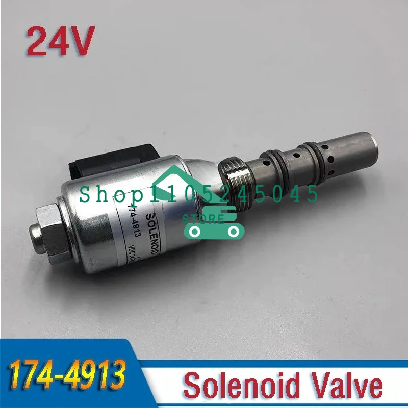 For Construction Loader Solenoid Valve 174-4913 1744913 Compatible with 966G 980G 950G 962G 972G 980H Machines