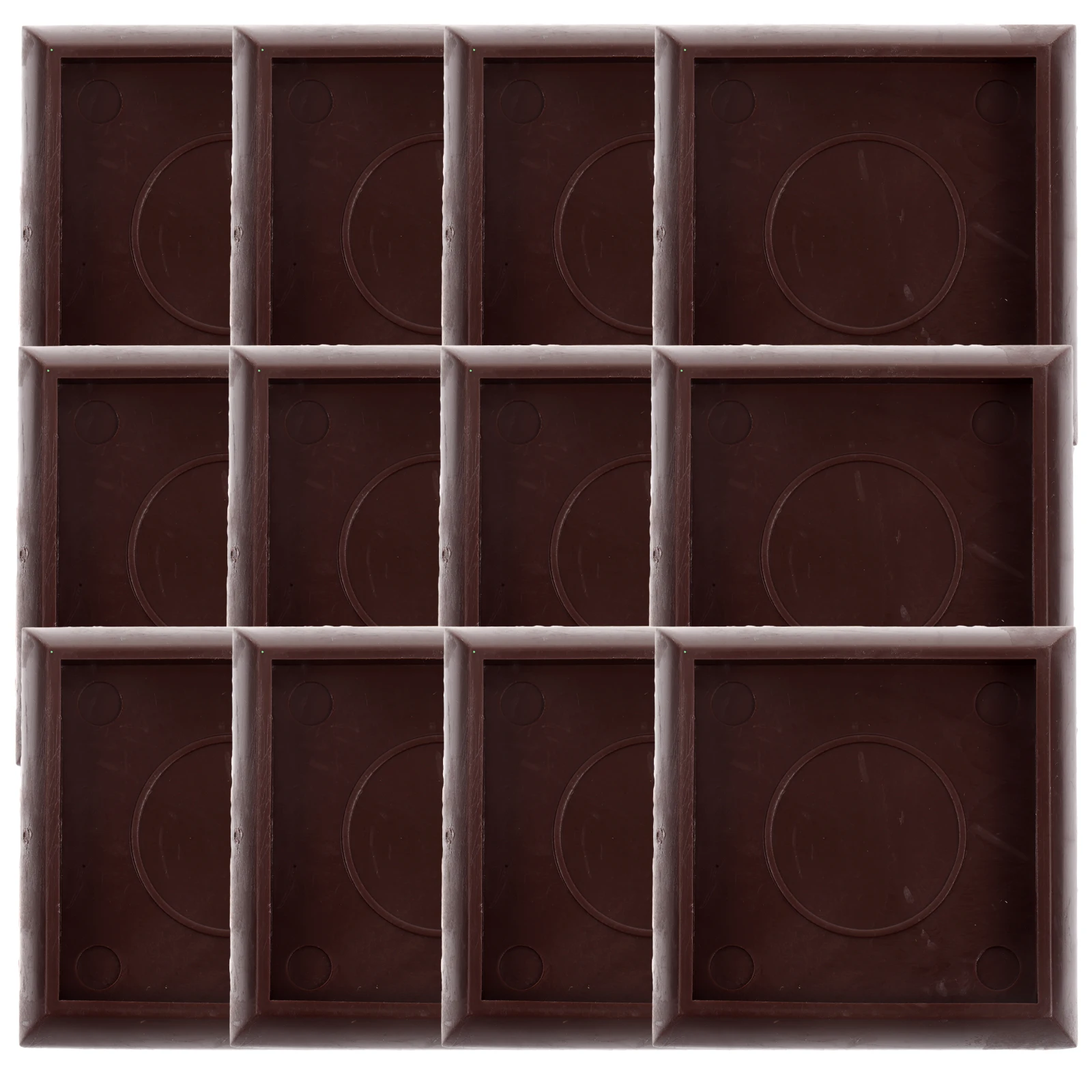 

12pcs Table Leg Pads Compact Non-Slip Furniture Coasters Wear-Resistant Chair Wheel Stoppers Home Accessories For Sofa Bed