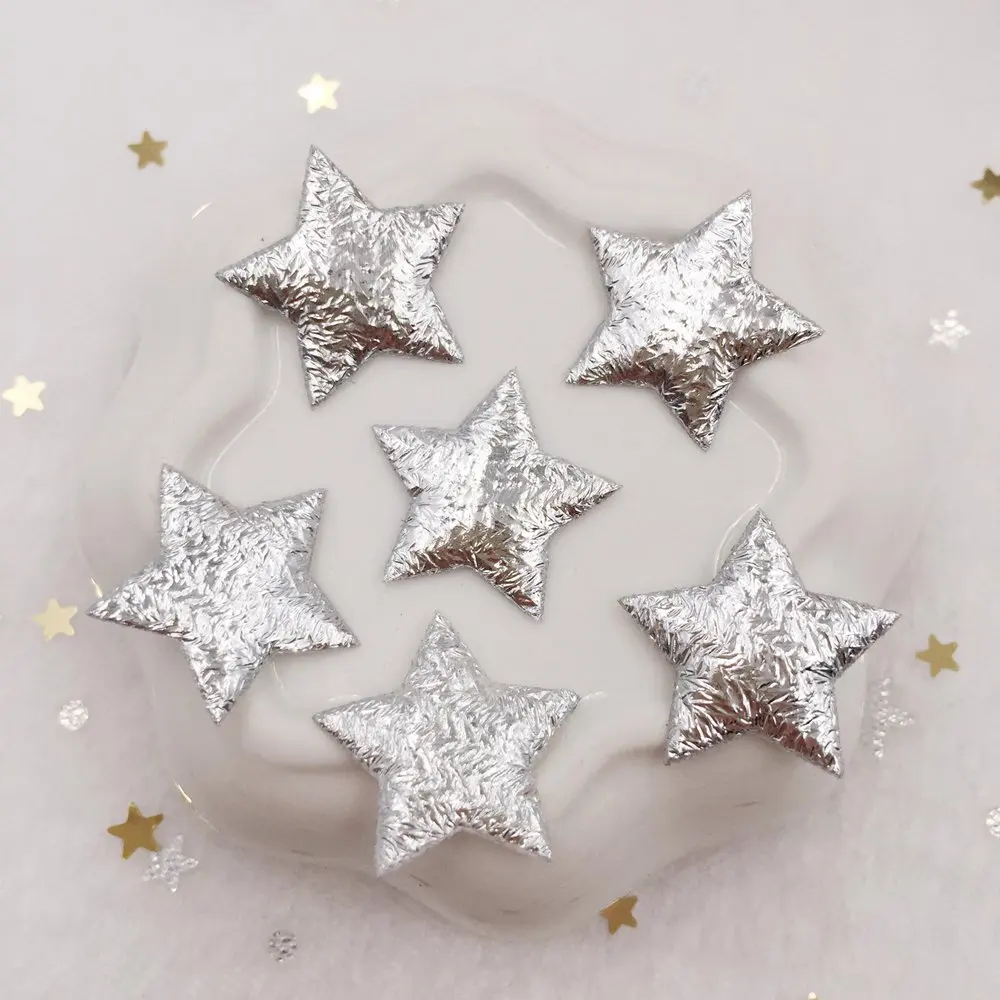 600pcs 20mm Padded Cloth Pretty Mini Star Appliques Wedding Patches DIY Hair Clip Accessories Craft Supplies E06