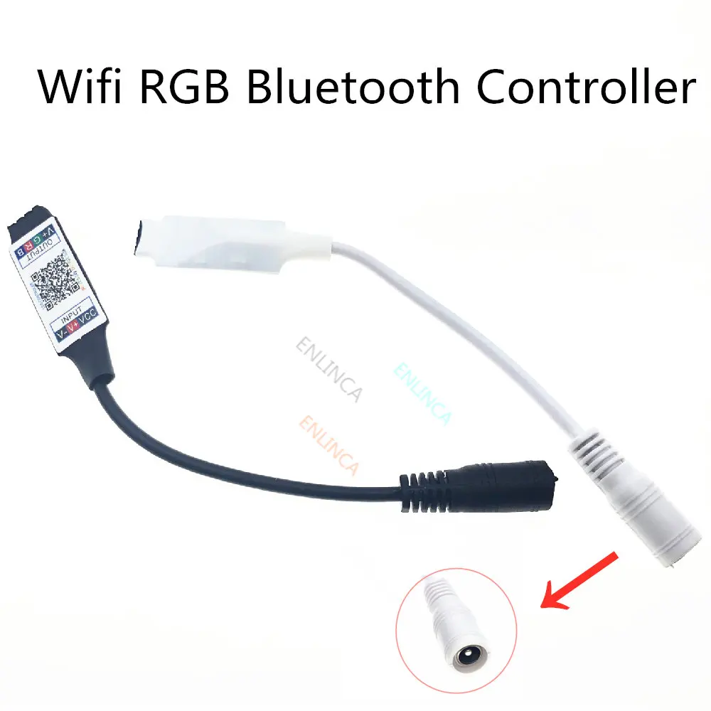 

Bluetooth-контроллер с поддержкой Wi-Fi, RGB, 5 В, 12 В, 24 В постоянного тока