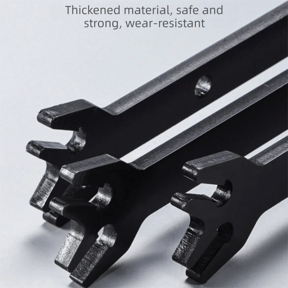 Black Rim Rim Deformation Tool 8mm Thick Hardened Steel Mechanics Repair Tools Multiple Size High Torque Resistance