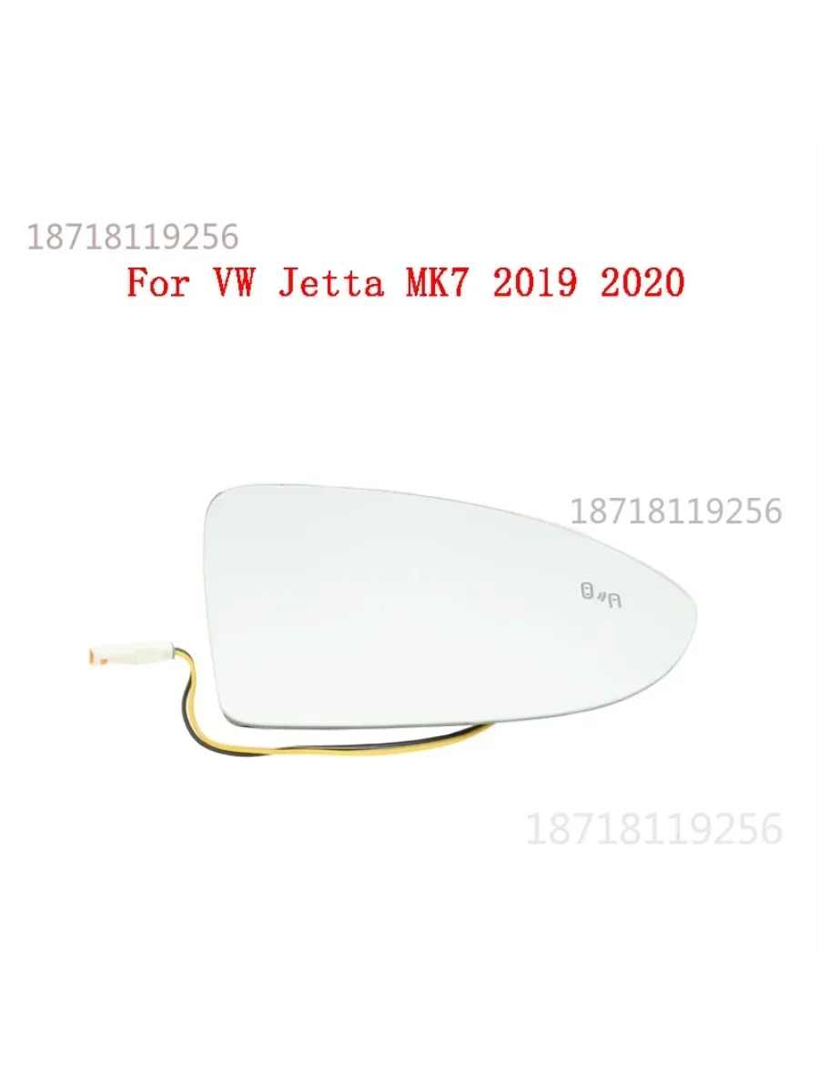 Auto Heated Blind Spot Warning Wing Rear Mirror Glass USA Version For VW Jetta MK7 2019 2020