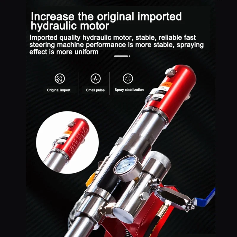 PT980A Multi-Function Airless Painting Machine - Electric Hydraulic Sprayer for Putty Powder, Waterproof Coating & Latex Paint