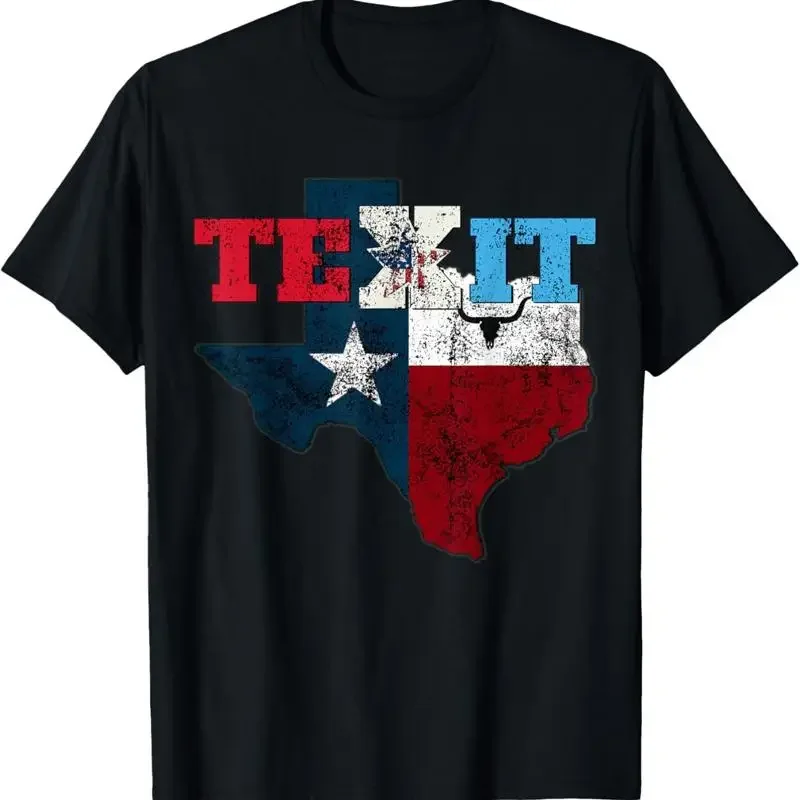 American Until Texas Secedes Distressed State Flag T Shirt