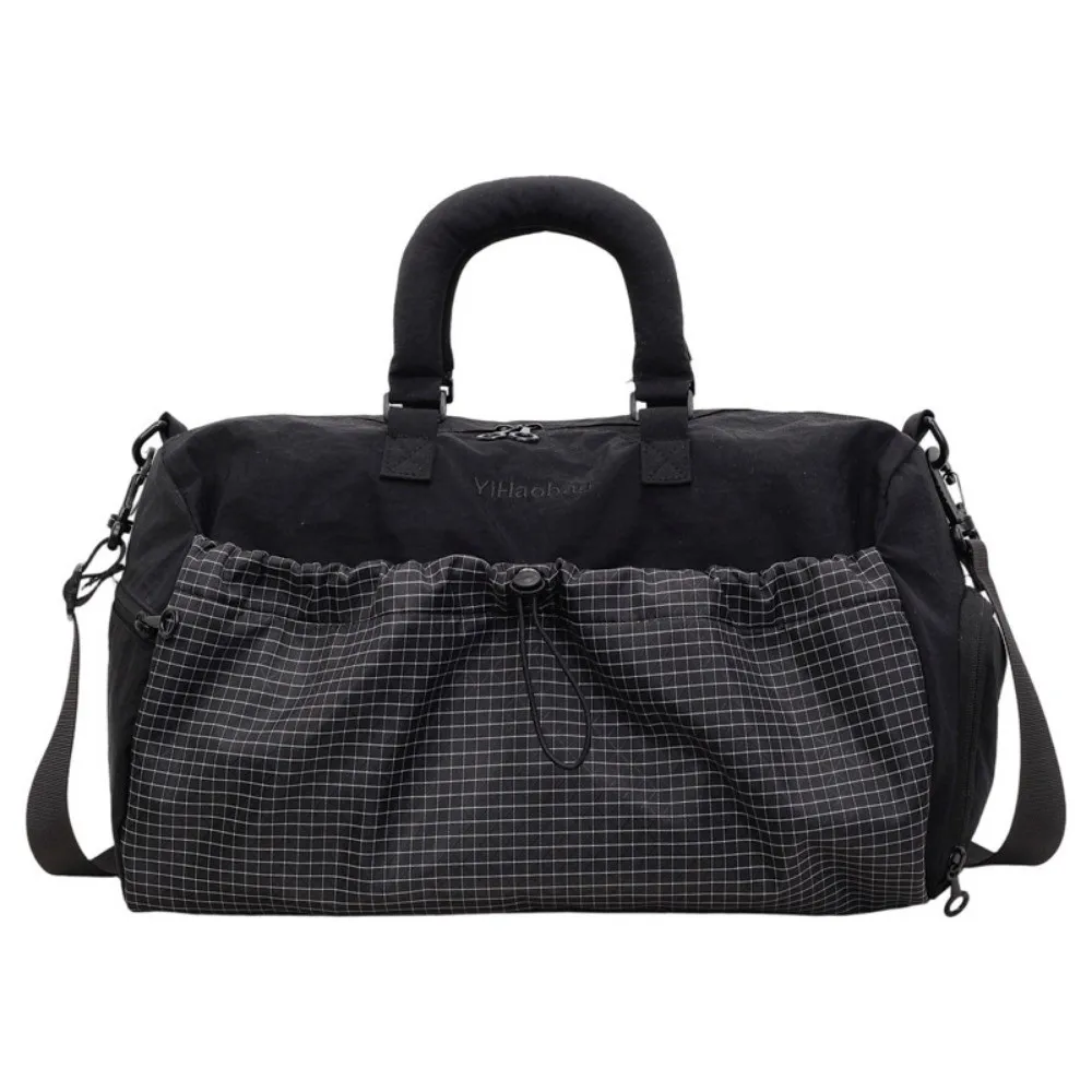 Large Capacity Travel Handbag Waterproof Wear-resistant Fitness Tote Bag Durable Multi Pocket Duffel Handheld Bag Leisure