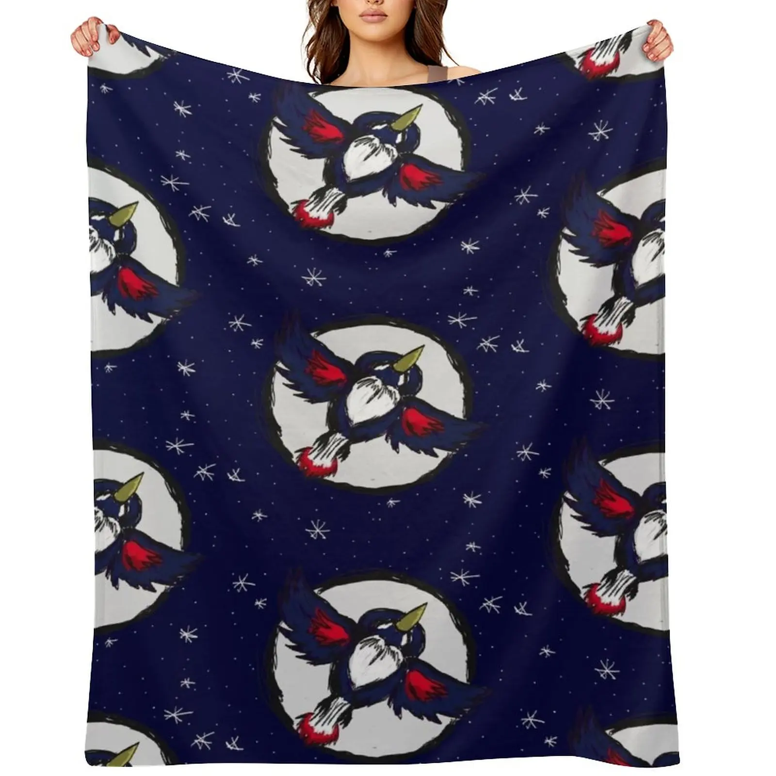 

Honchkrow Throw Blanket Thin Blankets For Bed christmas decoration for winter Blankets