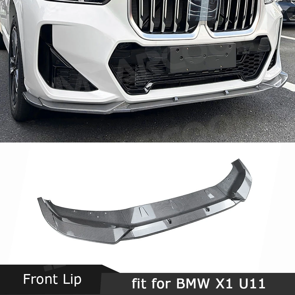 

JMCARCOOL For BMW X1 U11 M Sport 2023+ Car Front Bumper Lip Spoiler Splitter Front Lip Car Accessories