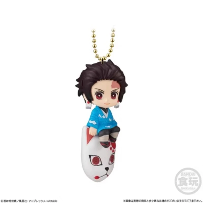 Japanese version of Bandai Demon Slayer: Box Egg Shiny Doll Pendant Series 2.3 Tanjiro Kasumashira Wind Pillar Keychain