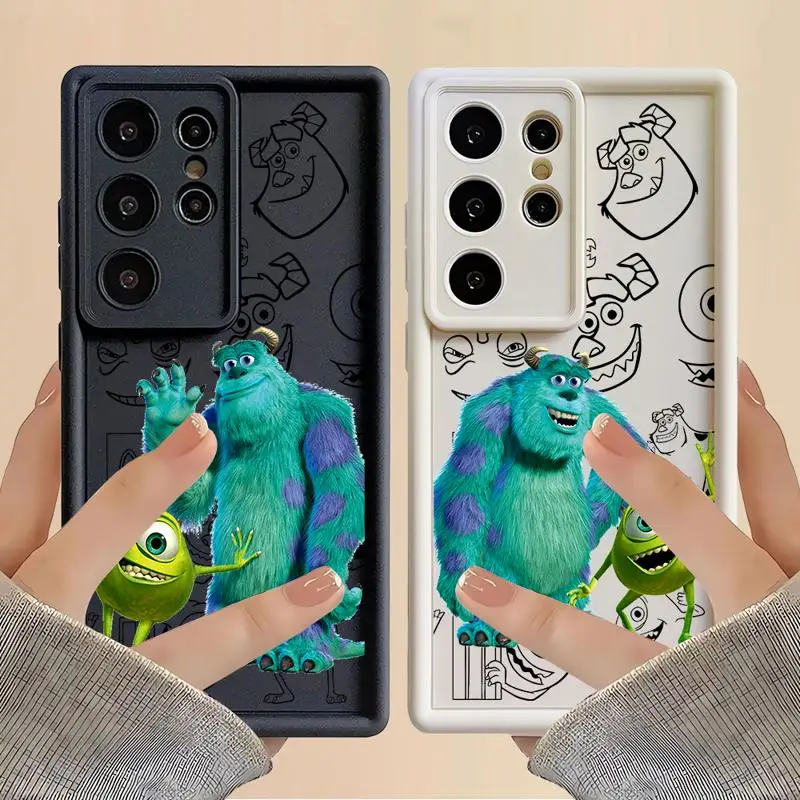 Phone case for Samsung Galaxy S24 S22 S21 Ultra A13 cases S20 FE S23 S24plus S21fe 12C fundas Cover Disney Monster Jame Sullivan