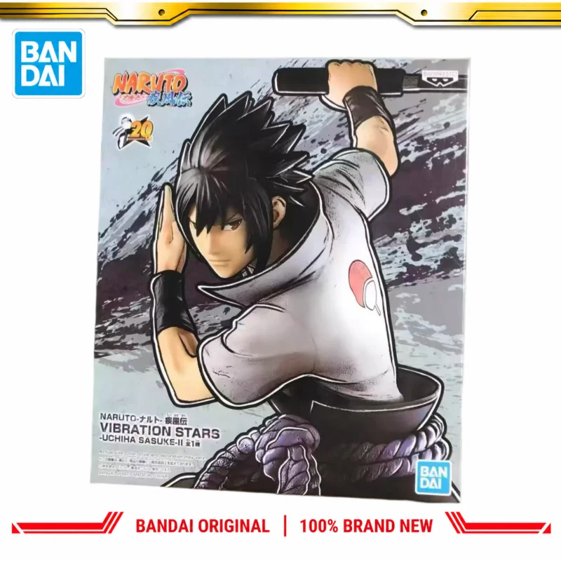 

In Stock Bandai Original Bandai Naruto Uchiha Sasuke Action Figure Model Doll Brand New Boxed Anime Characters Toys Model Garage