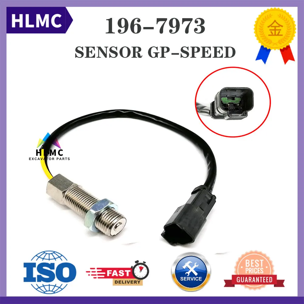 Excavator Parts Rpm Sensor E320 Engine Speed Sensor E323 Speed Sensor E336 196-7973 125-2966