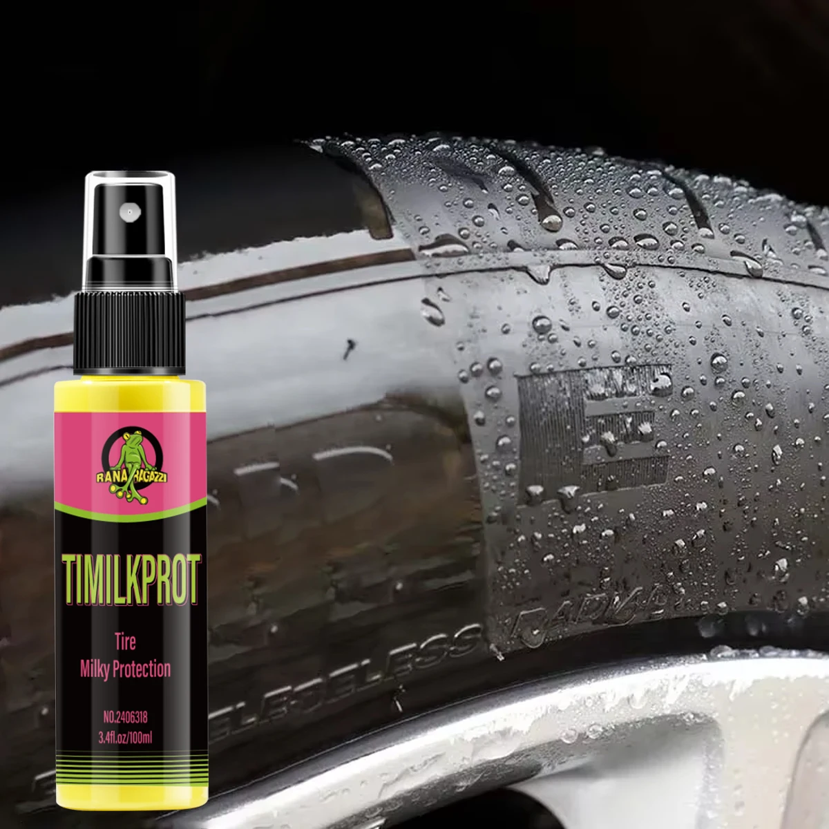 Car Tire Shine Coating Type Wax Polish High Gloss Agent Long Lasting Protection Type Shiny Cream Polisher Auto Tire Renovator