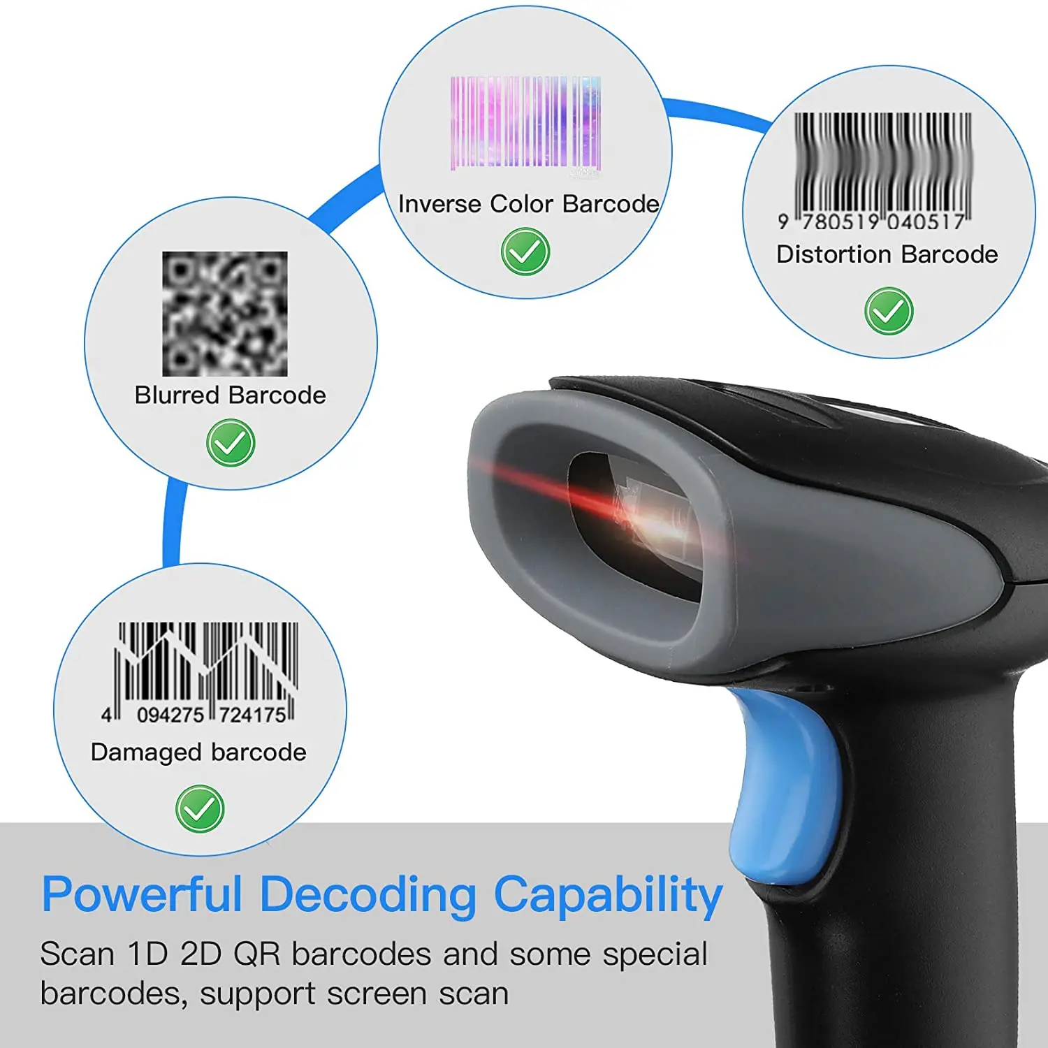 2024 New Arrival Factory Direct Sell 2D 1D QR Barcode Scanner M930 USB RS232 Yoko Brand High Performance Reader