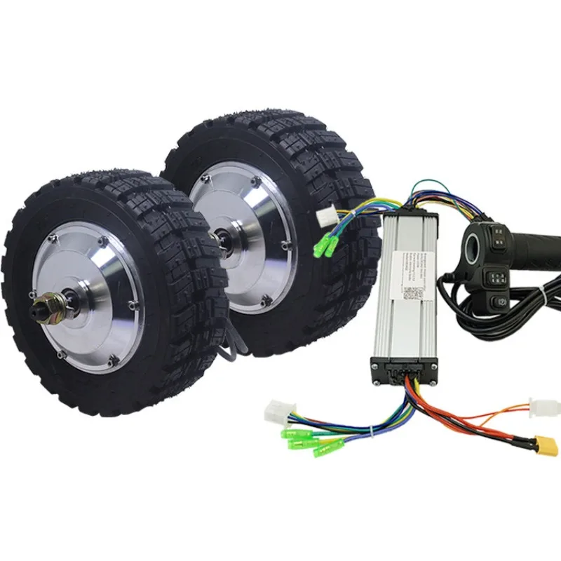 8-inch toothed DC brushless wheel hub mo-tor low-speed high torque dining car to-ol track electric pallet