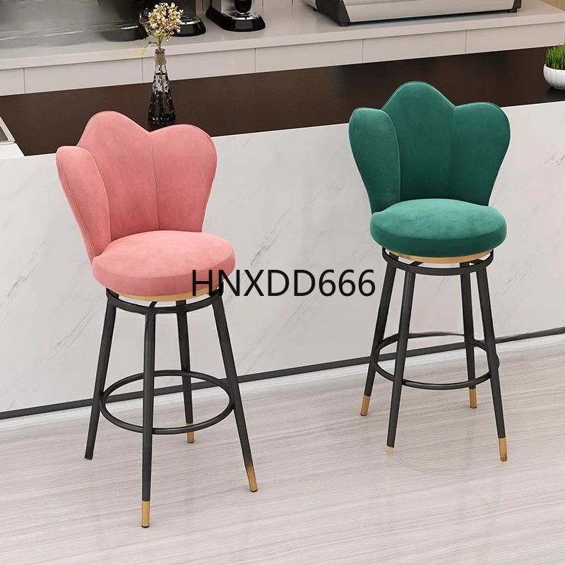 Barstuhl, drehbar, leicht, luxuriös, modern, einfache Rückenlehne, Zuhause