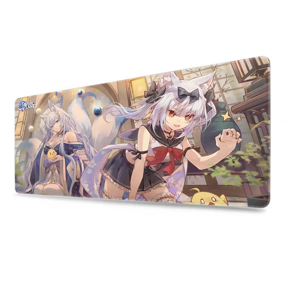 Game Anime Azur Lane Musashi Shinano Anti-slip mouse pad Mice Mat Desktop Keyboard Mat Cosplay Playmat big ass teclado mousepad