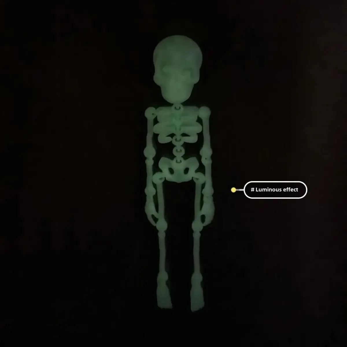 Esqueleto con impresión 3D, articulaciones humanas, juguetes móviles de Halloween para niños, regalos, pegatinas para nevera, modelo exquisito decorativo