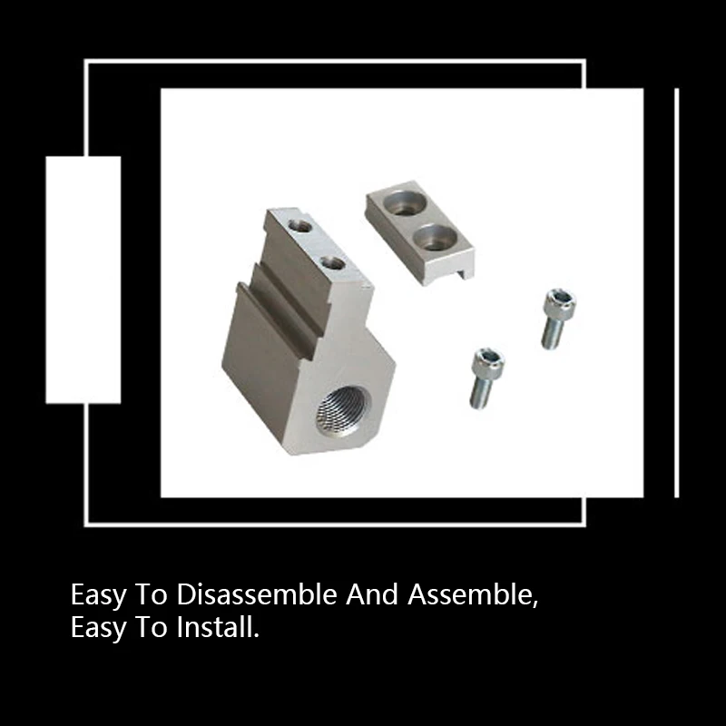 2PCS OSP-P16/25/32/40/50 가이드 레일 장착 액세서리가 있는 고속 기계식 로드리스 실린더 기계식 버퍼 제한