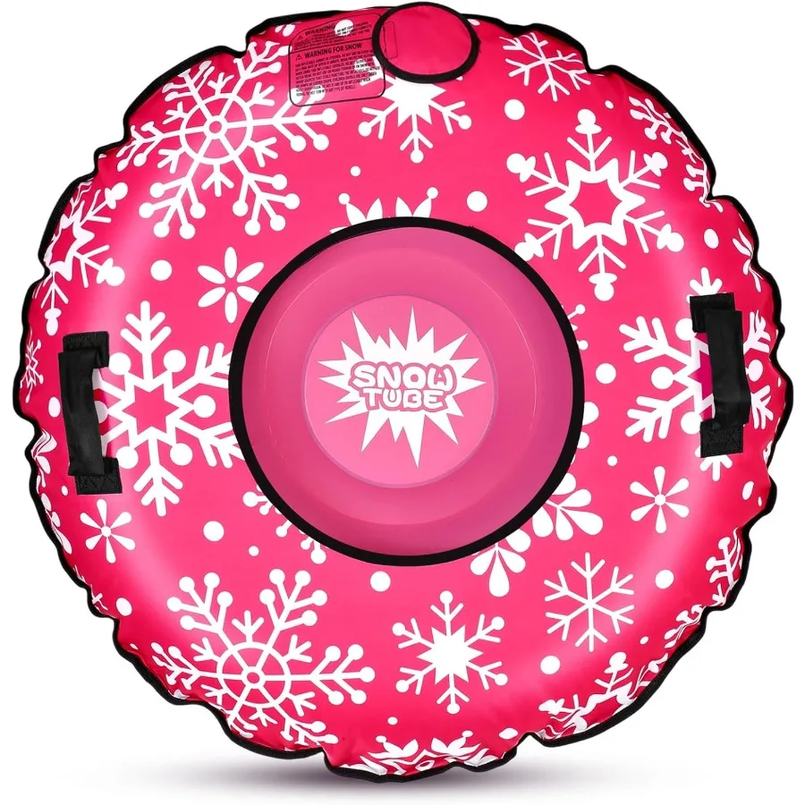 47 Inch Snow Tubes Inflatable Snow Sled with Handles for Adults Thick Heavy Duty Bottom Sleds Winter Toys for Outdoor Sports Sl