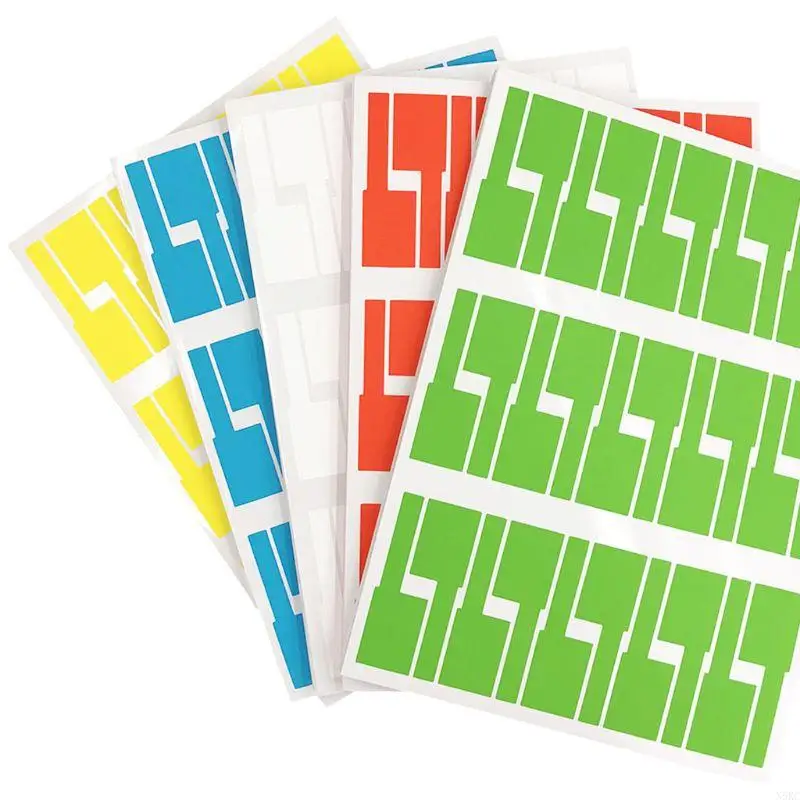 N5KC 30 Pieces Adhesive Wire Labels Cable Labels Sticker Identification Tags