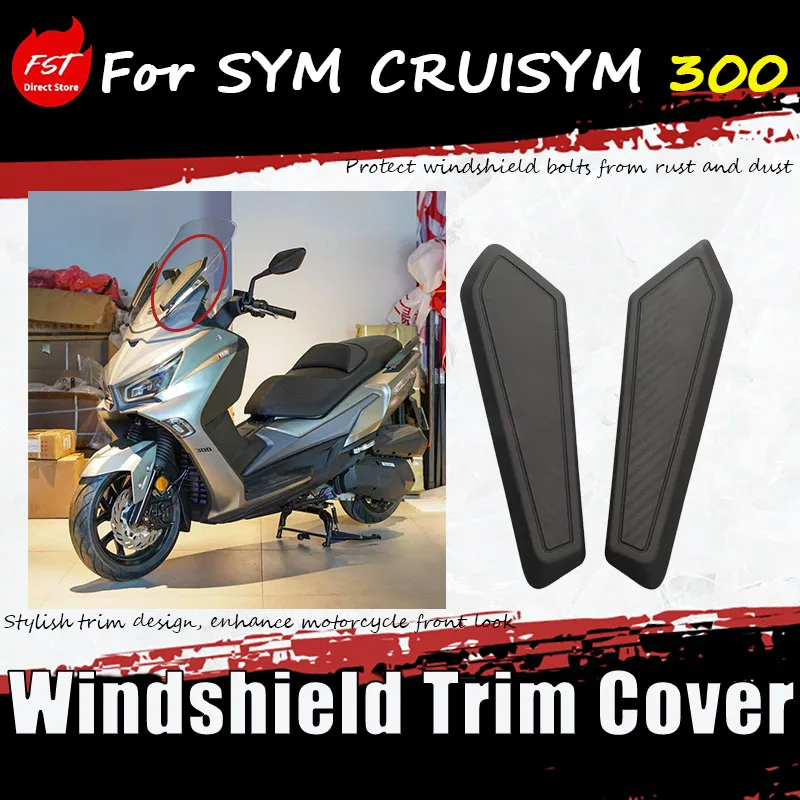 

For SYM CRUISYM 300 original modified accessory windscreen frame, windscreen, and windshield decorative cover