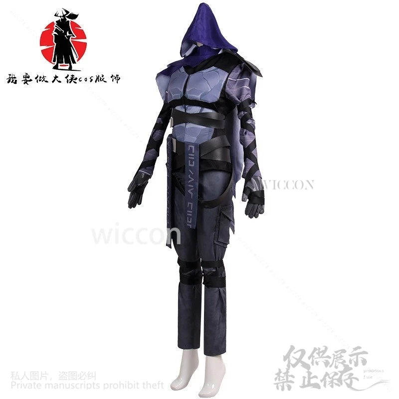 Anime Game Valorant Cosplay Omen Costume Halloween Christmas Carnival Suit For Adult Man Woman Fancy Outfits Clothes Customized