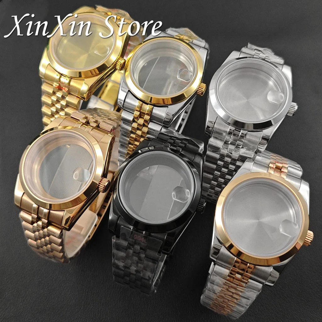 36mm-40mm-sクラウンサファイアクリスタルウォッチケースジュビリーブレスレットskx改造パーツnh34-nh35-nh36-nh38-nh70-4r35-eta2824ムーブメント用