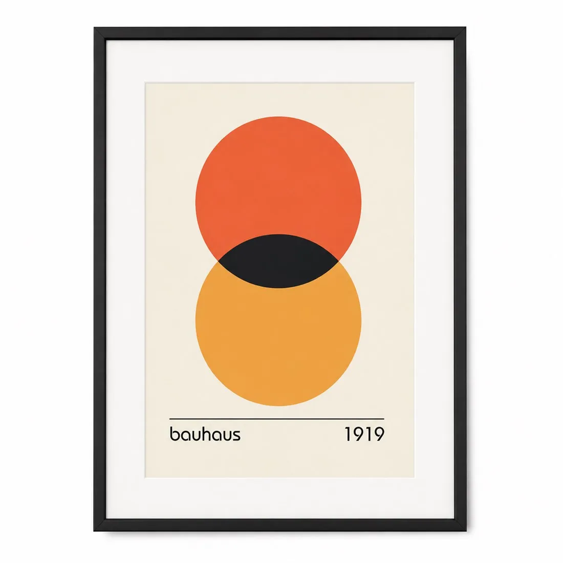 Bauhaus Art Poster,Canvas Wall Print,Modern Art Illustration,High‑Grade Home Decoration Artwork for Bedroom,Living Room,Office
