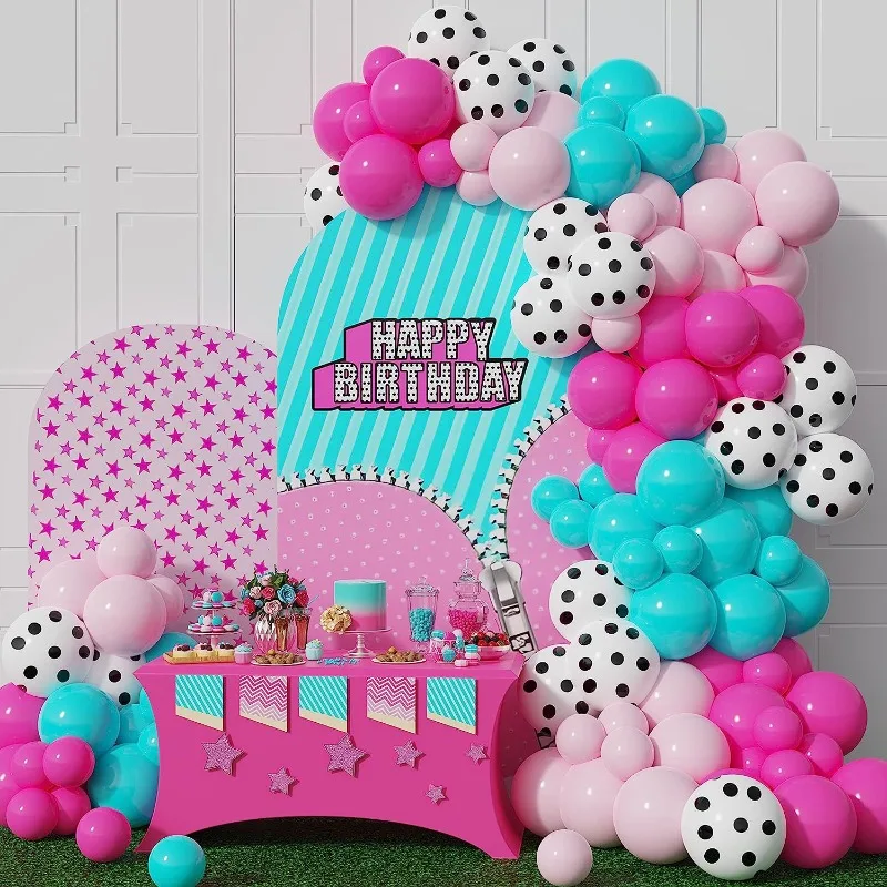 

Surprise Party Decorations Polka Dot Balloons Garland Arch Kit for Wedding Baby Shower Children Girls Birthday Party Supplies