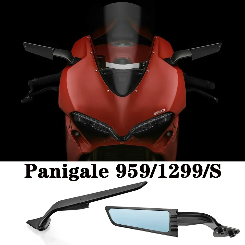 

Зеркало заднего вида мотоциклетное для Ducati Panigale, новая модель 959 года, алюминиевое вращающееся невидимое зеркало заднего вида, 1299 сек.