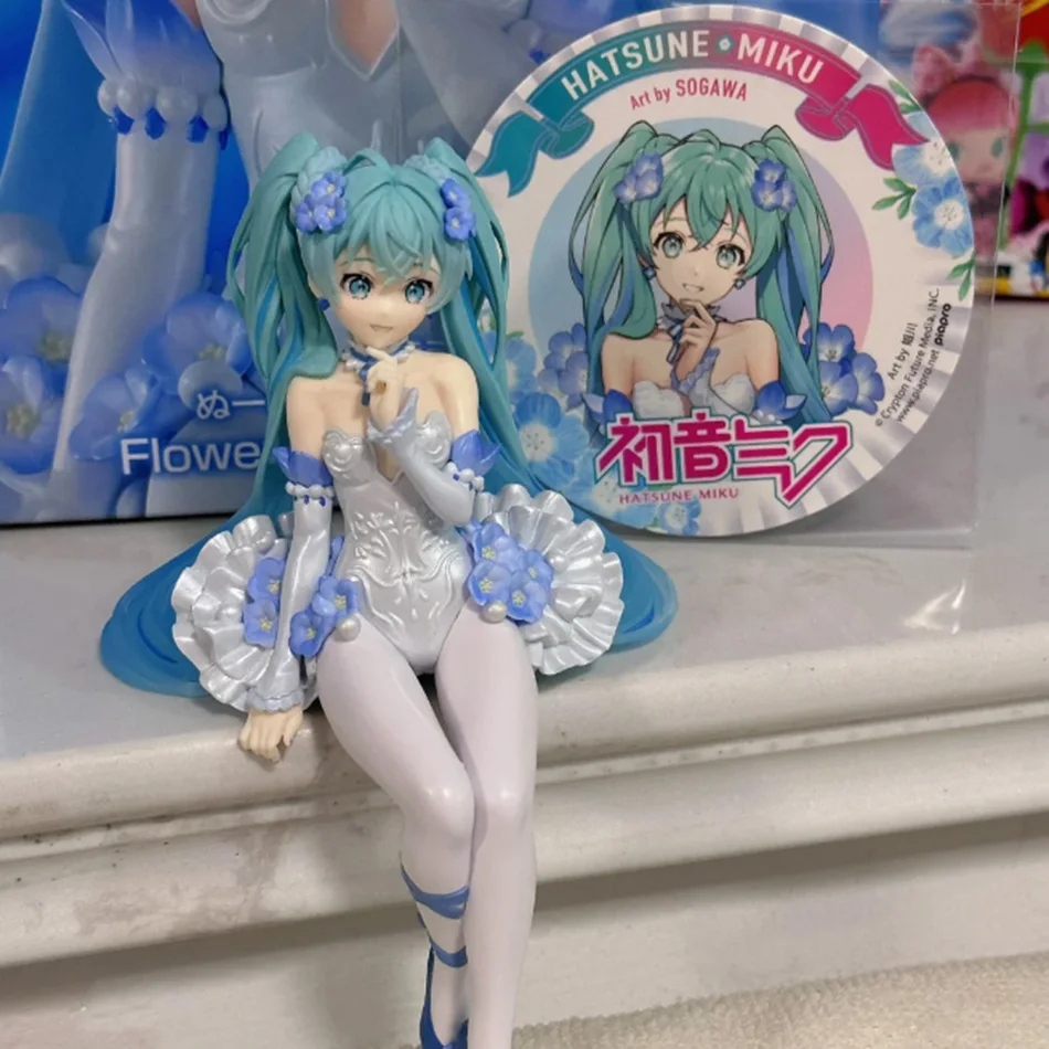 In Stock Hatsune Miku Desktop Cute Action Figure 15cm Flower Fairy Ver. Anime Figurine Kawaii Girl Model Toys Birthday Gifts view 6