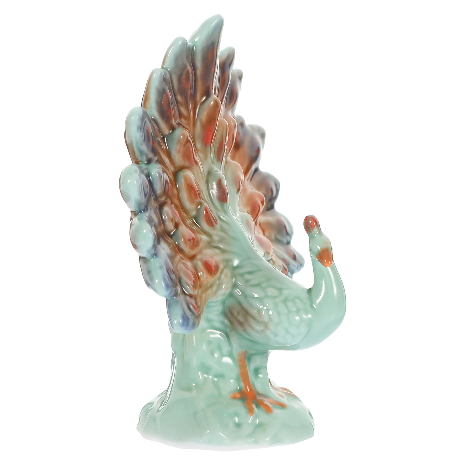 

Ceramic Sculpture Small Desktop Animal Adornments Elegant Ceramic Craft Decoration for Room Office