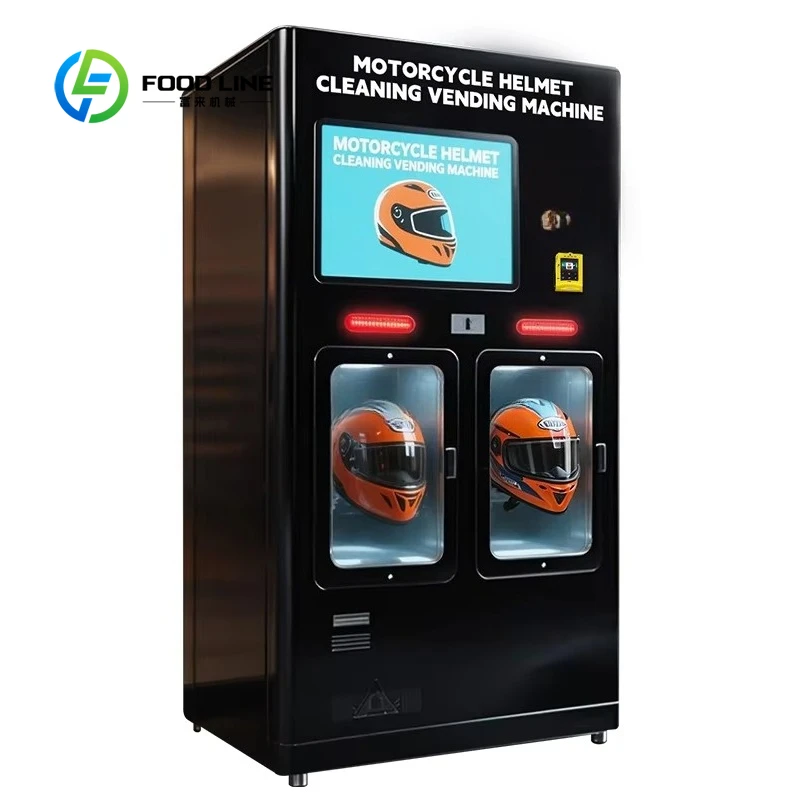 Customized size Outdoor Motorcycle Helmet Cleaning Vending Machine