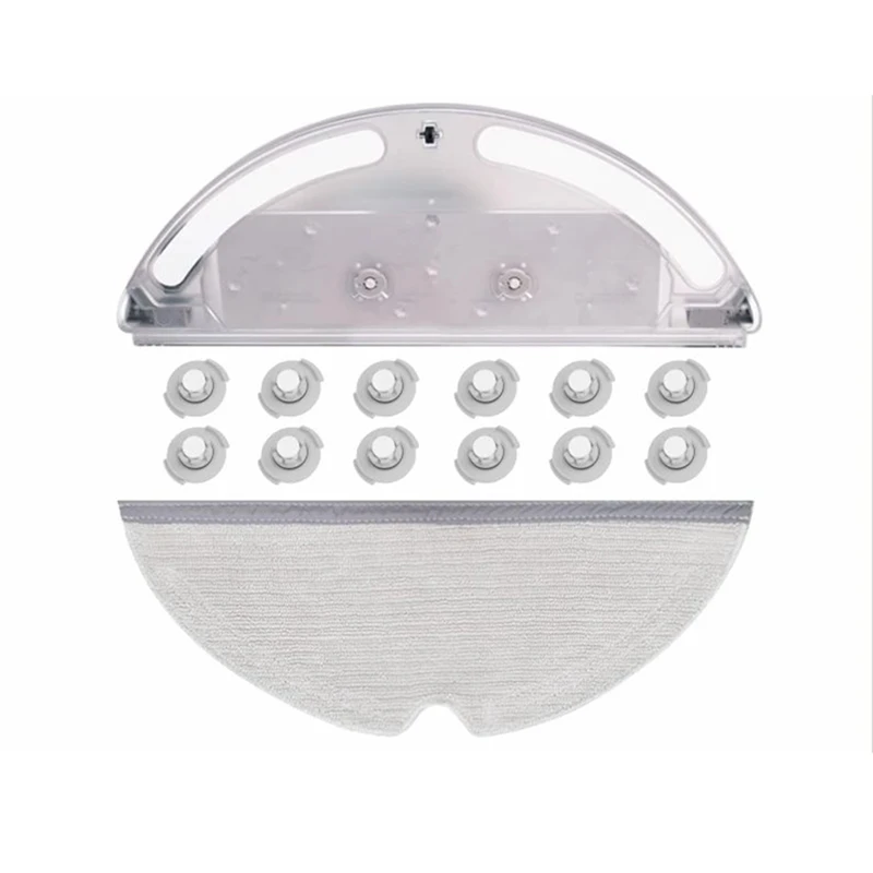 Резервуар для воды для Roborock 1/2, S5, S50, S51, S55, S6, S60, S65, E25, E35, E20, C10, T4, T6 Mi, пылесосы, фильтр для воды, сменная ткань для швабры