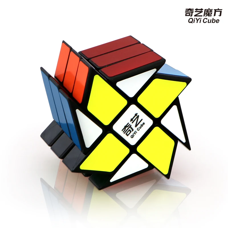 QiYi Windmill Cube 3X3X3เมจิกความเร็ว Cube Stickerless Professional Qiyi Windwill 3X3ปริศนา Fidget ของเล่นเด็กของขวัญ