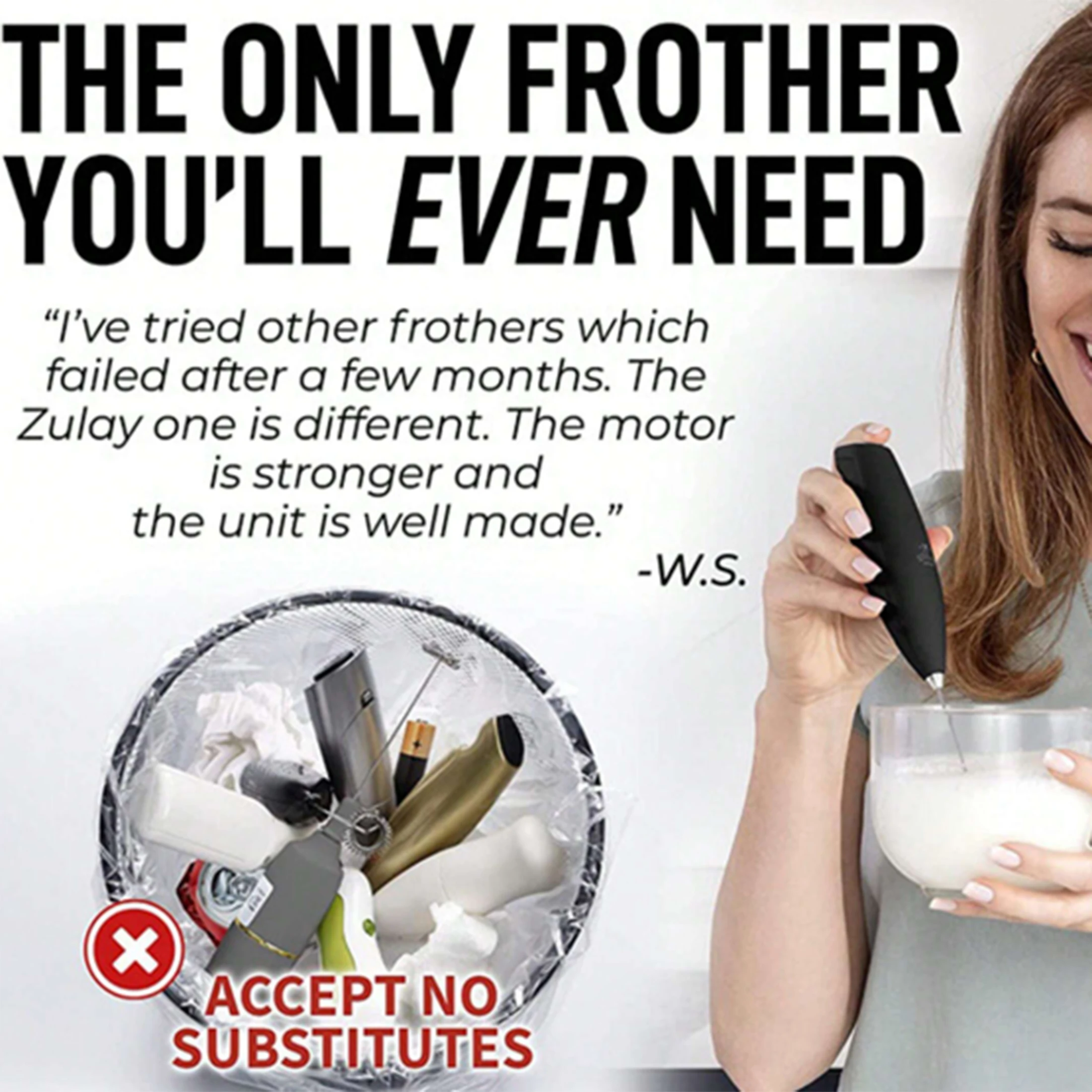 ماكينة تحضير الحليب الكهربائية متعددة الوظائف |   تحريك القهوة + مضرب كريمي مزدوج التكيف لخبز القهوة #3