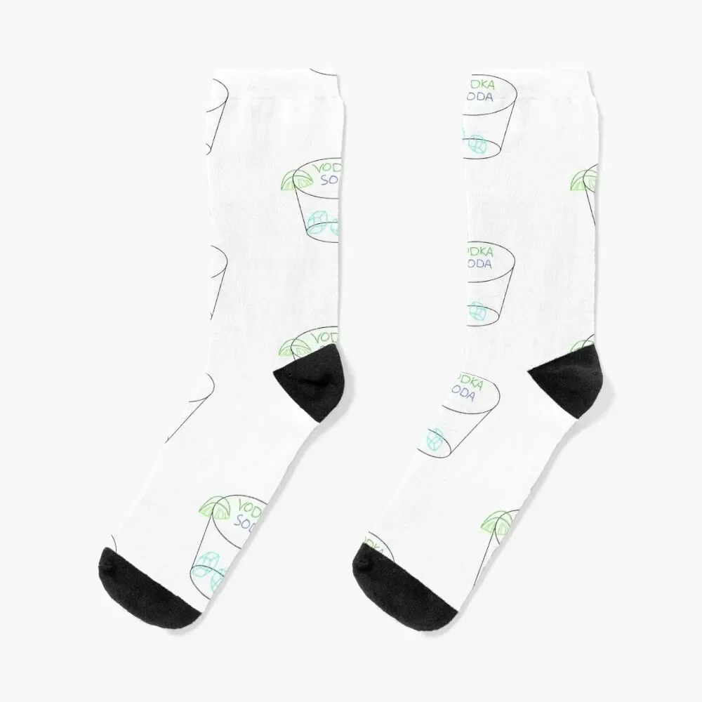 

Vodka Soda - White Socks Thermal man winter set Men Socks Women's