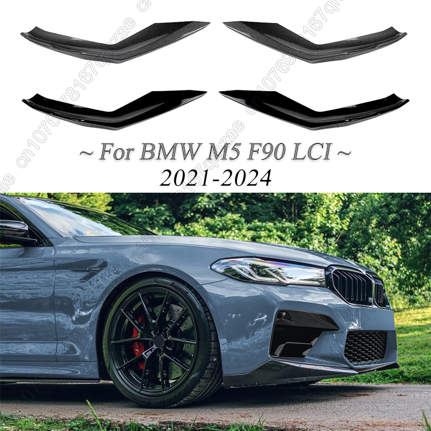 

Передний бампер автомобиля, боковой спойлер, угловая крышка для BMW 5 серии M5 F90 LCI 2021-2024, нижняя защита сплиттера, комплекты кузова