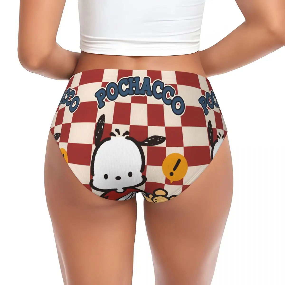 Bragas personalizadas de Anime Pochacco Kawaii para mujer, cómodas y clásicas       Calzoncillos Ropa interior