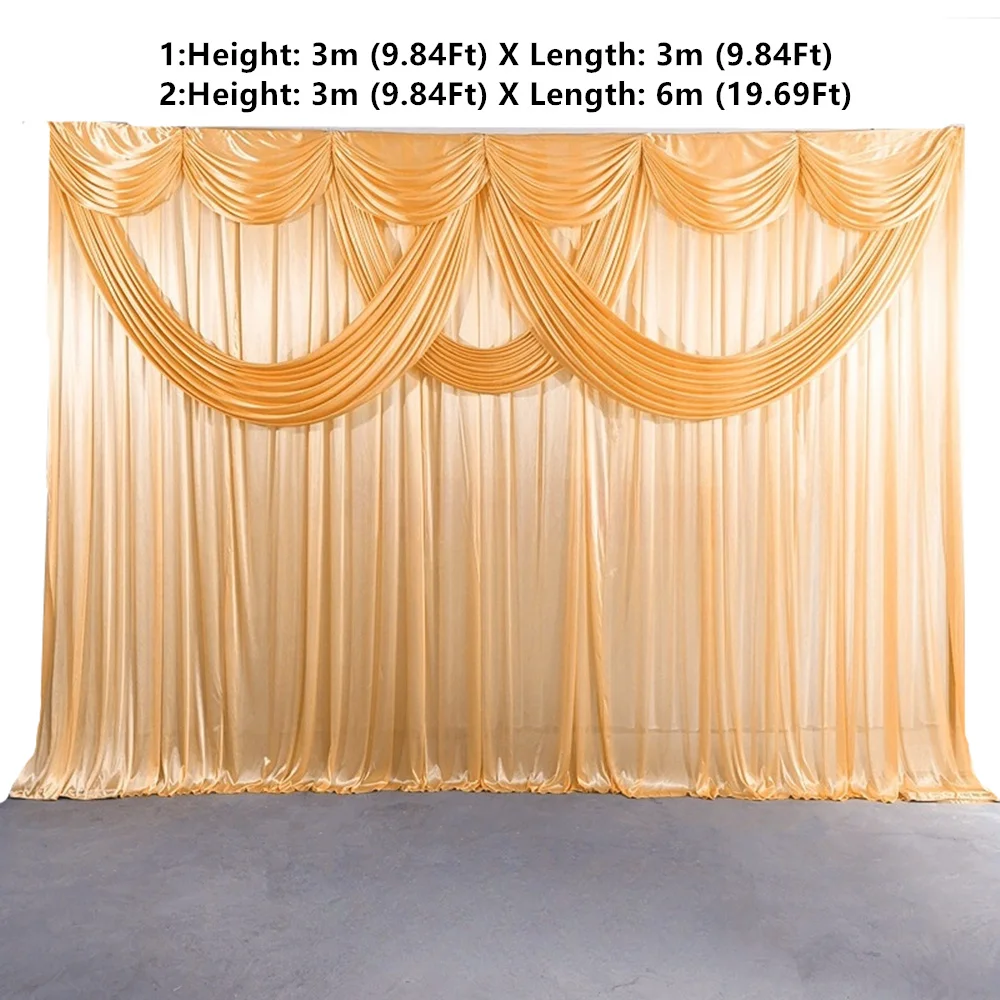 Wedding Background Sequins Swags, Party Screen, Celebration Stage Background, Wall Curtain Decoration, 3m X 6m