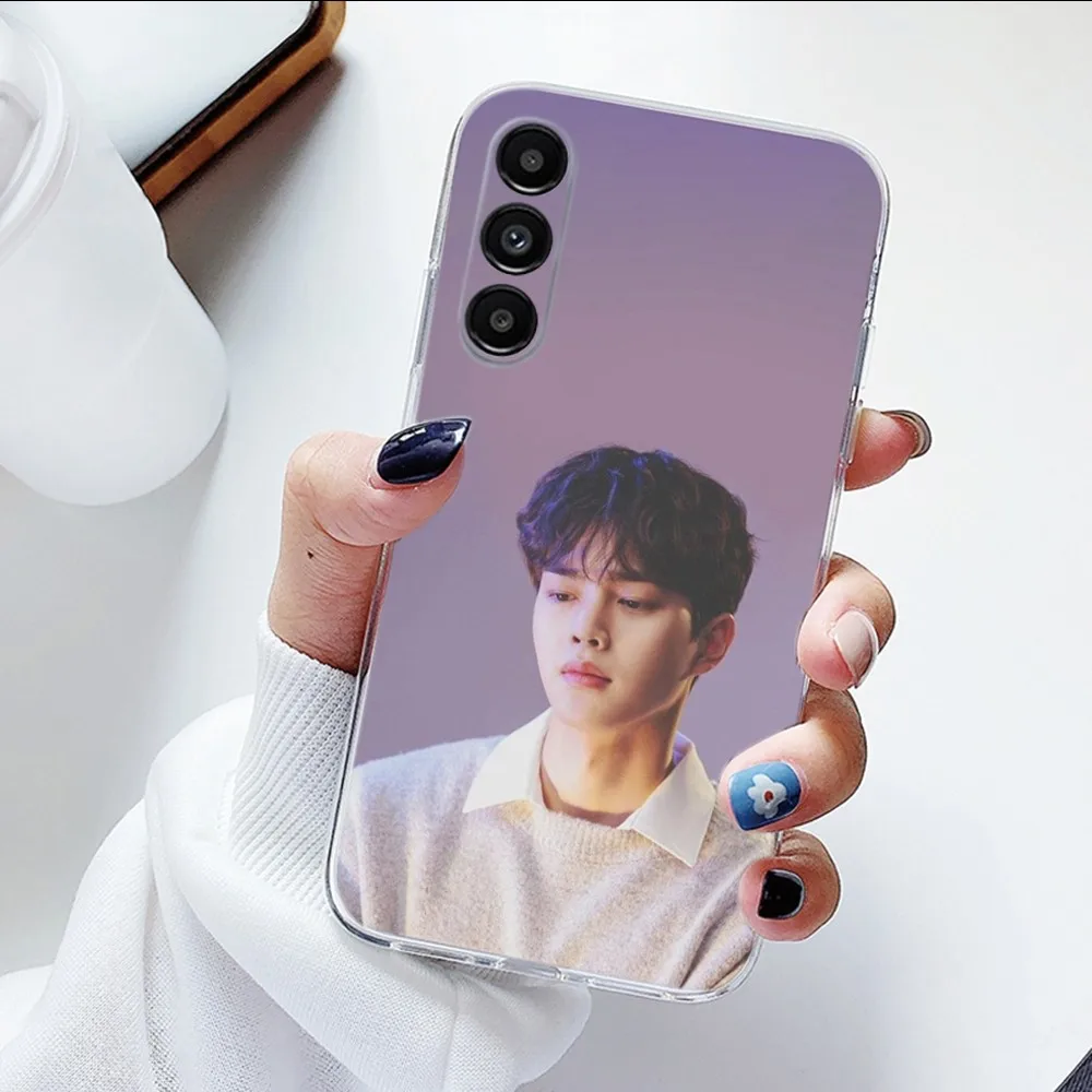 Korea Actor Kang Song Phone Case For Samsung Galaxy A71,70,52,51,40,31,A50,30S,21S,Note20ultra Transparent Cover